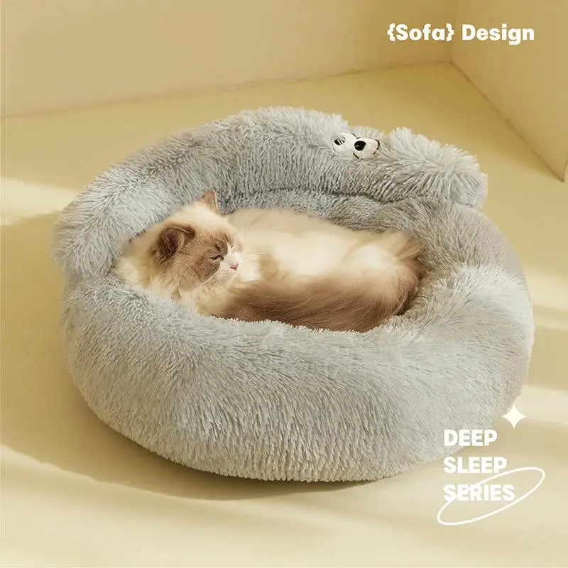 Super Warm bed for Sleeping Cat and dog Nest Soft Long Plush Best Pet Dog Bed for Dogs Basket Cushion Cat Bed Cat Mat Animals Sleeping