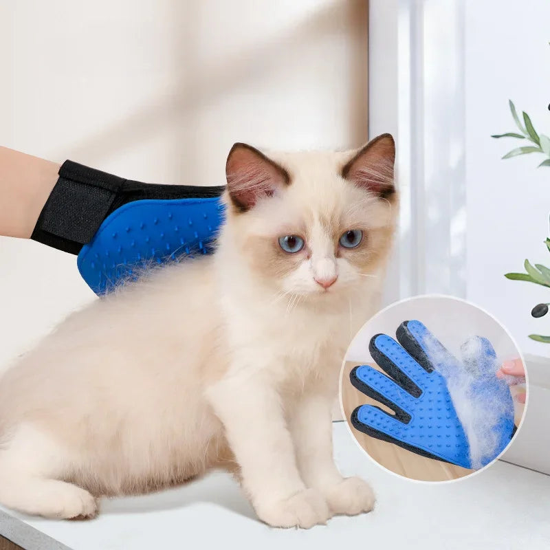 Cat gloves Pet Dog brush Cat Self Grooming shedding Glove Dog Bath Cat cleaning Supplies Pet Glove Dog Accessories